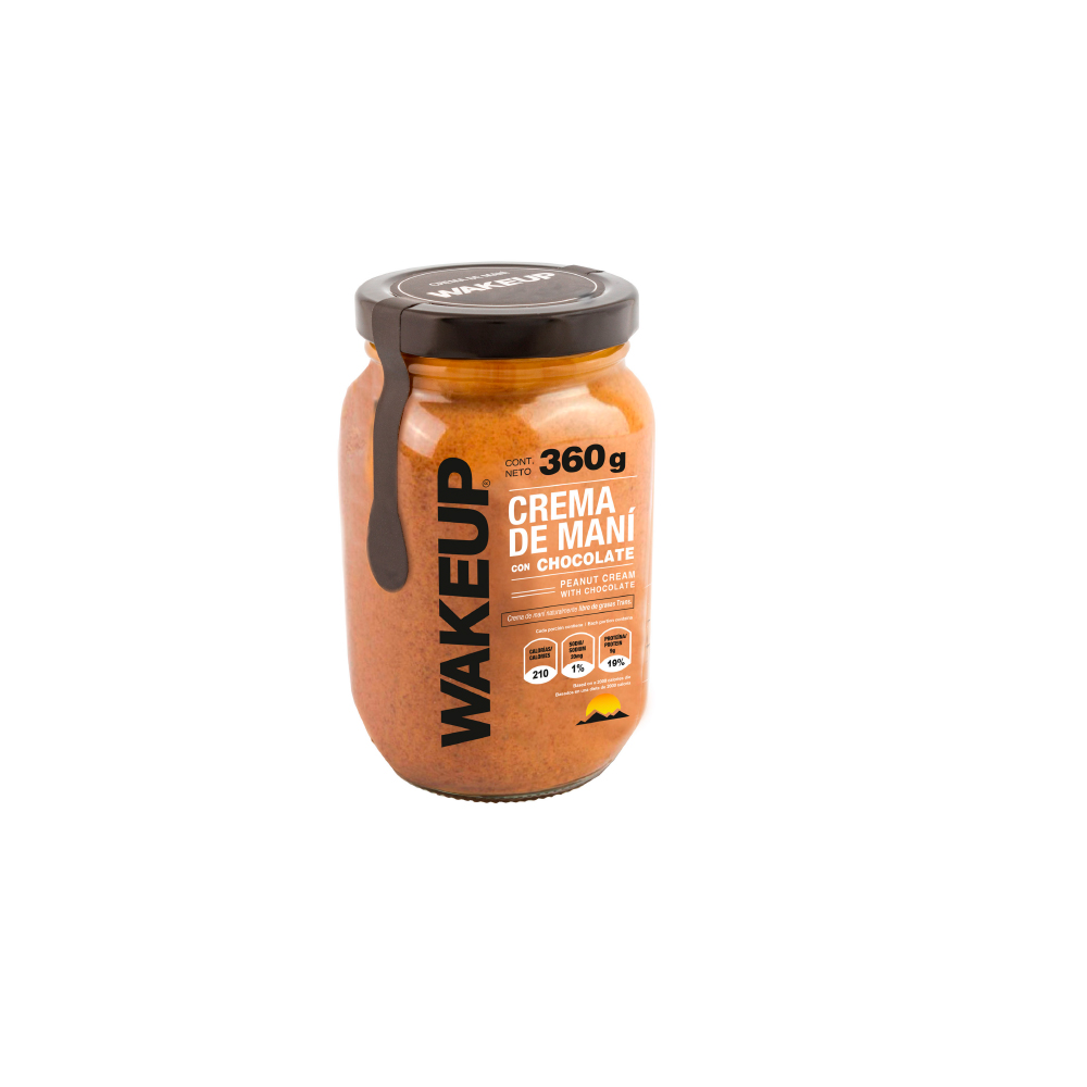 CREMA DE MANÍ CON CHOCOLATE 360g