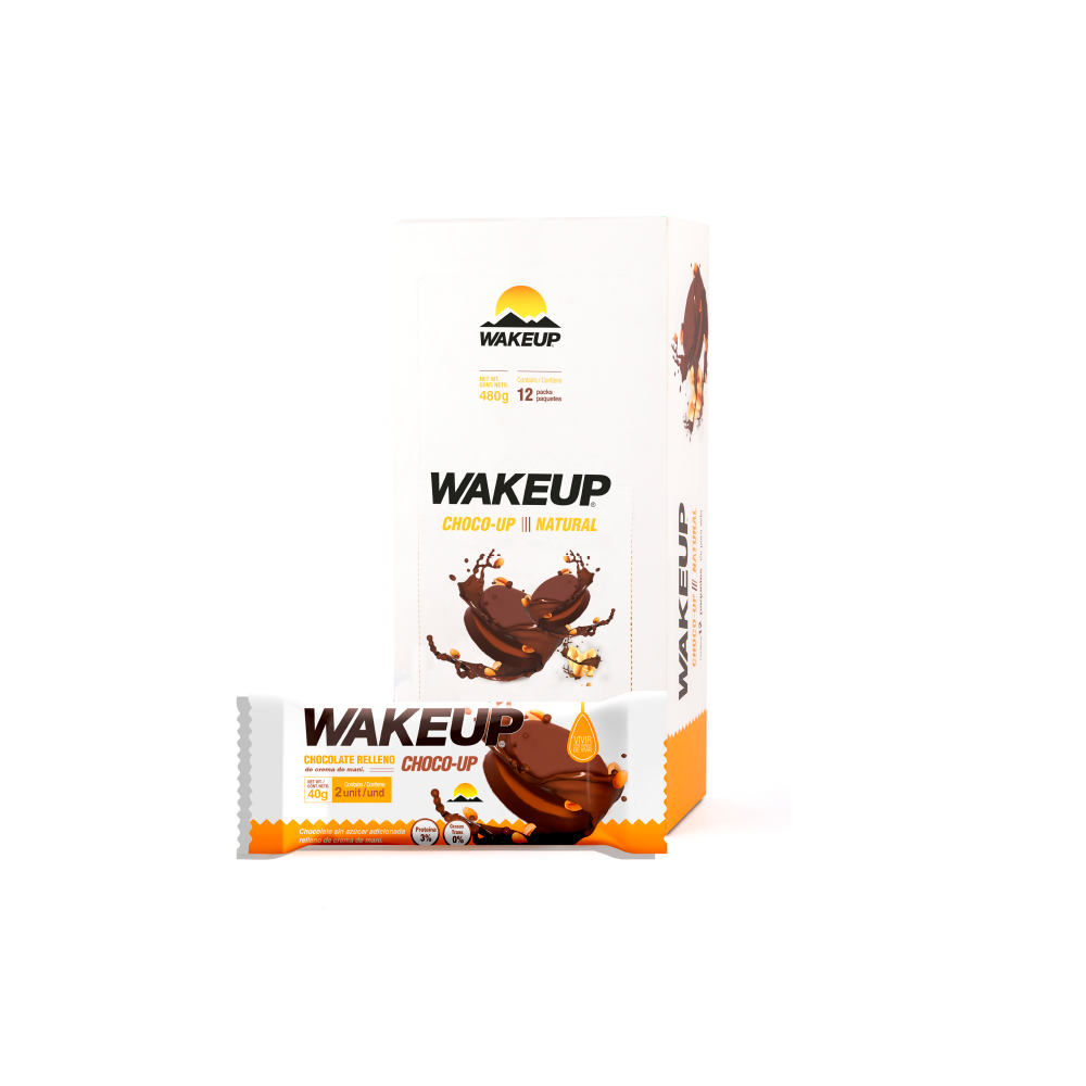 CHOCOLATE SIN AZÚCAR ADICIONADA RELLENO  CON CREMA DE MANÍ CJX12