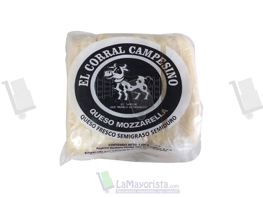 Queso tipo mozarella x 40 lonchas