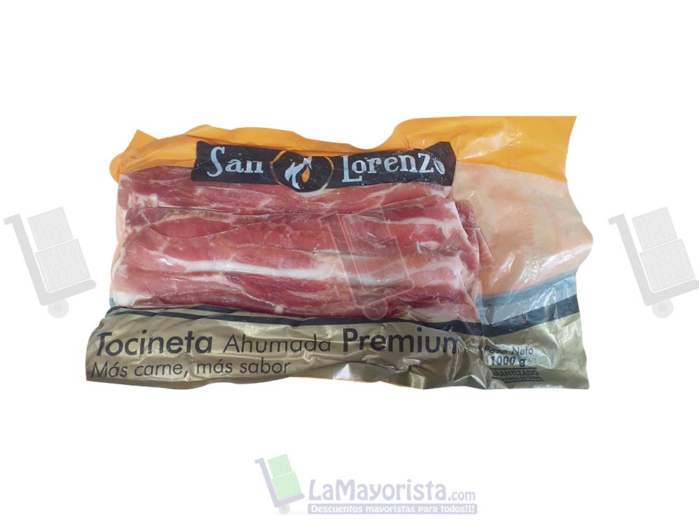 Tocineta ahumada entera x 1000g