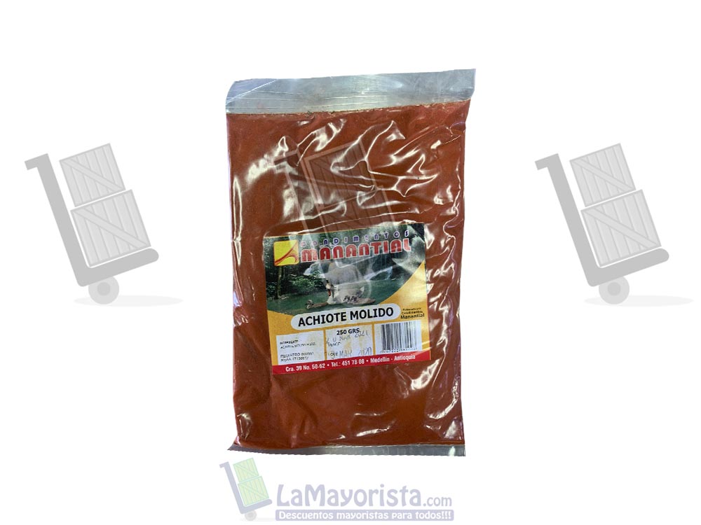 achiote molido manantial 250gr