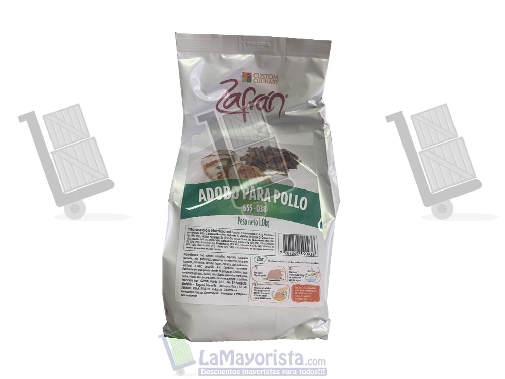 Adobo para pollo Zafran 1kg