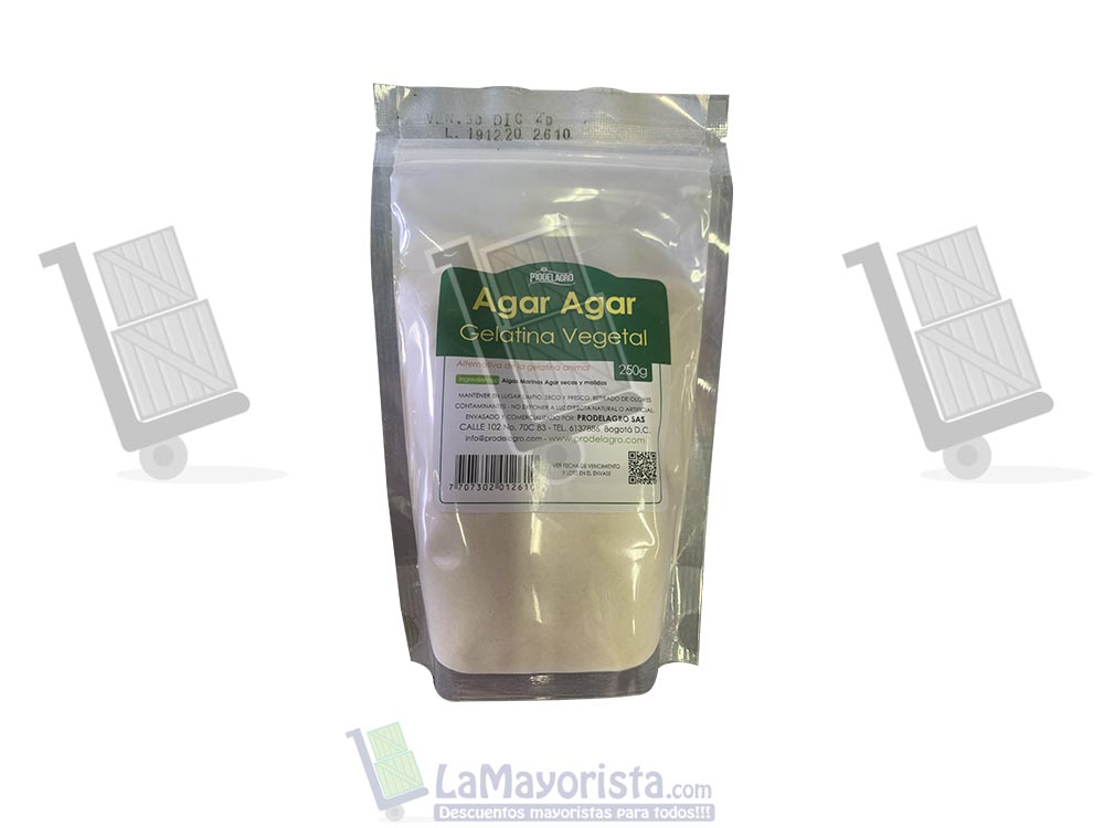 agar agar gelatina vegetal 250gr