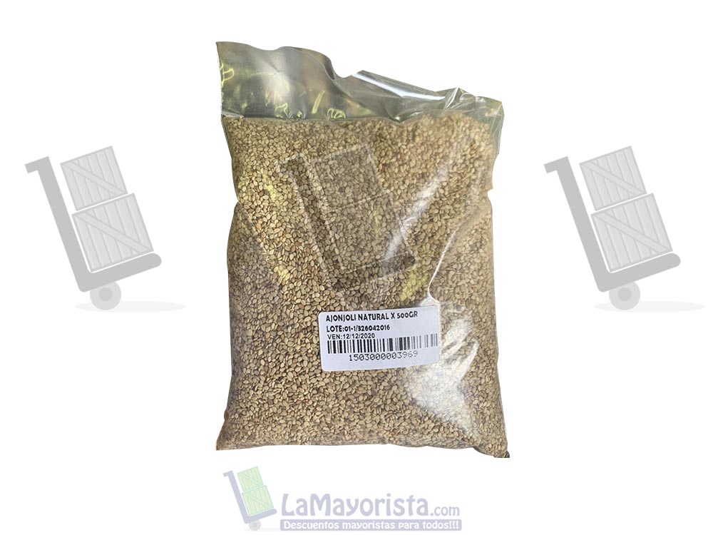 ajonjoli natural 500gr