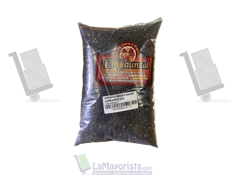 ajonjoli negro 500gr