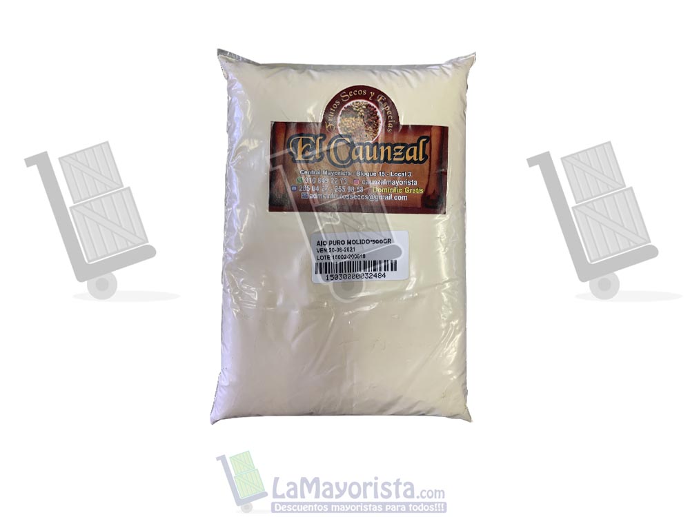 ajo puro molido 500gr