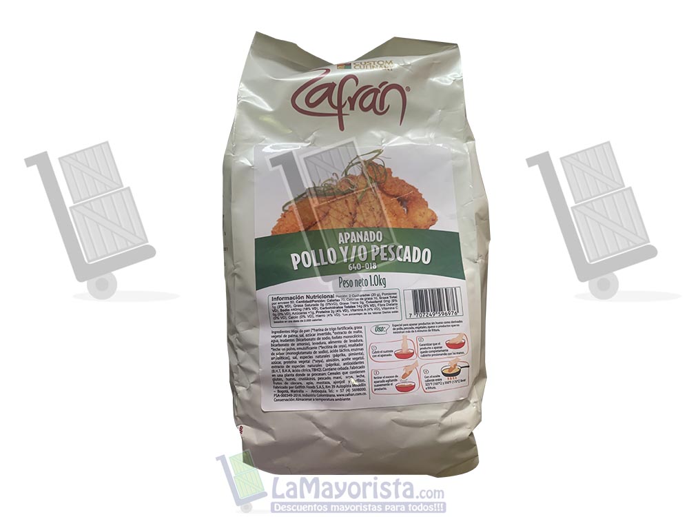 Apanado pollo y/o pescado Zafran 1kg