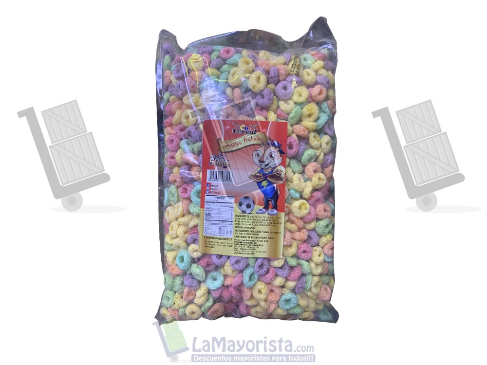cereal anillos frutales 500gr