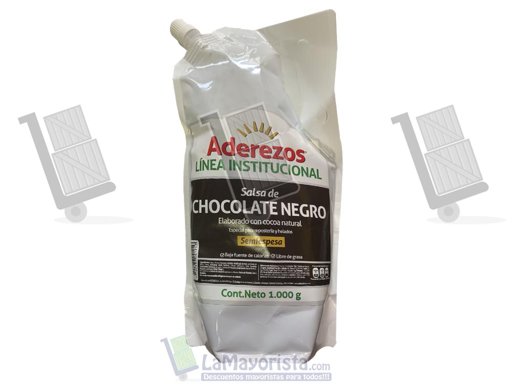 chocolate negro cocoa natural aderezos 1kg