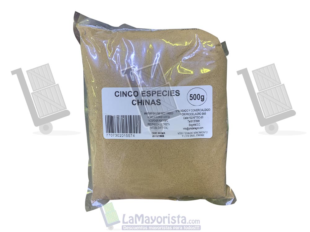 cinco especies chinas 500gr