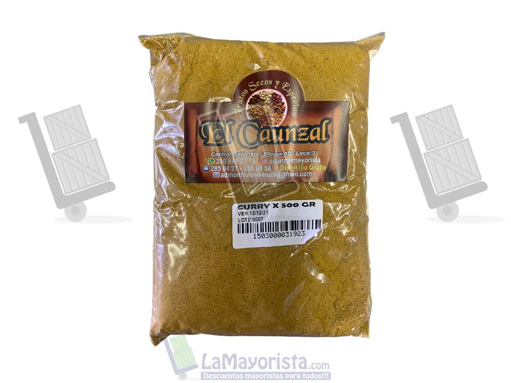 curry puro caunzal 500gr