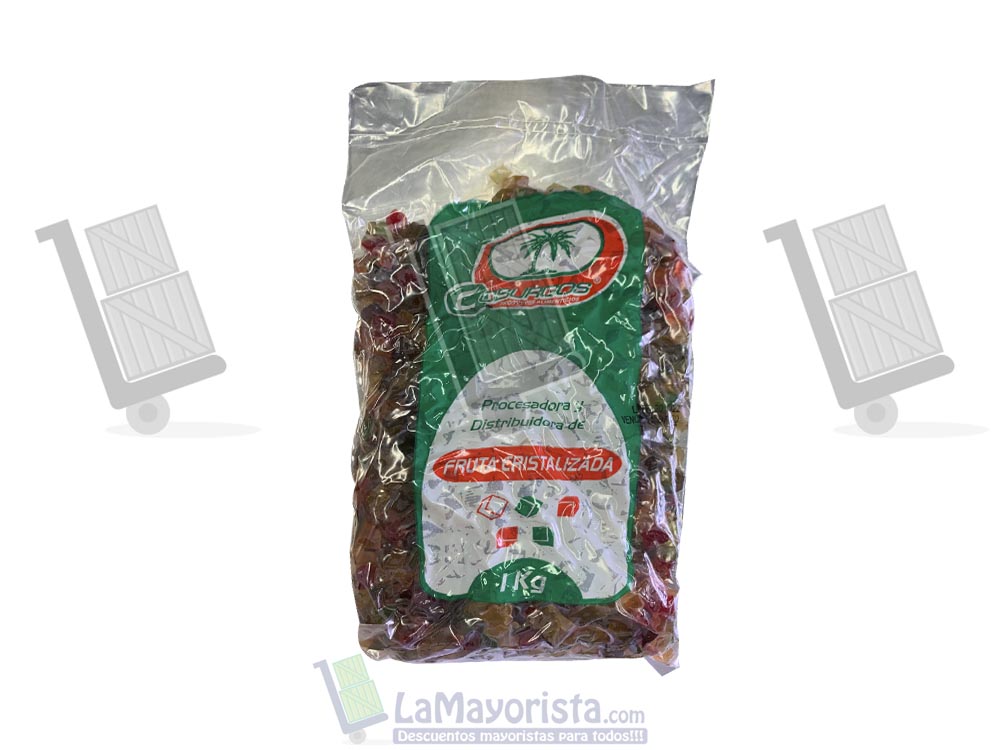 fruta cristalizada 1kg