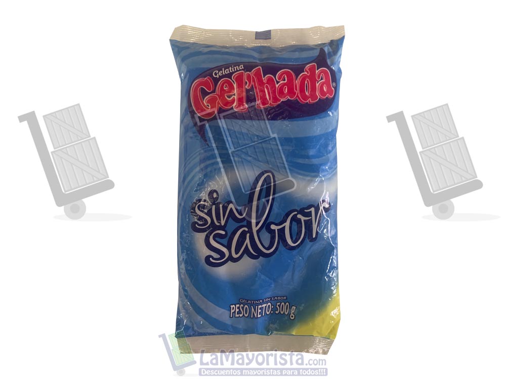 gelatina sin sabor gelhada 500gr
