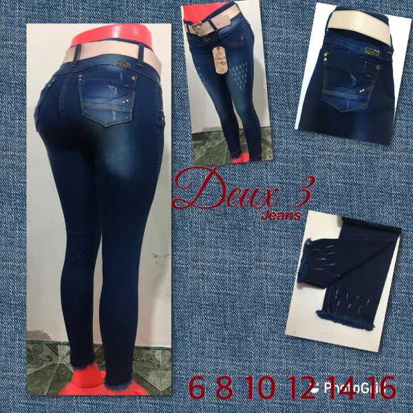 jeans de dama levanta cola