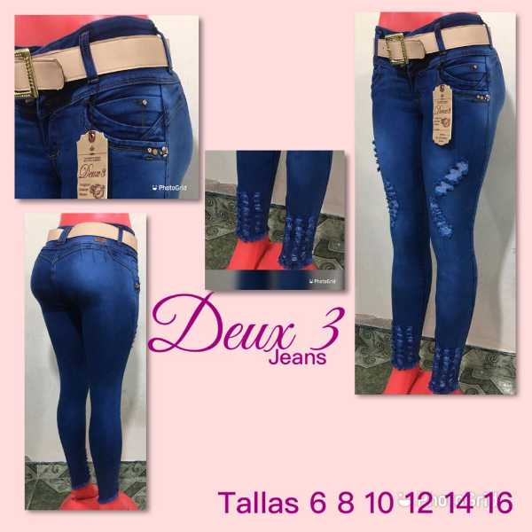jeans de dama levanta cola