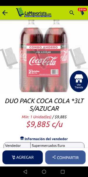Pack Coca cola 3LT