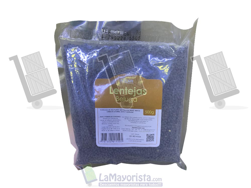 lenteja beluga 500gr