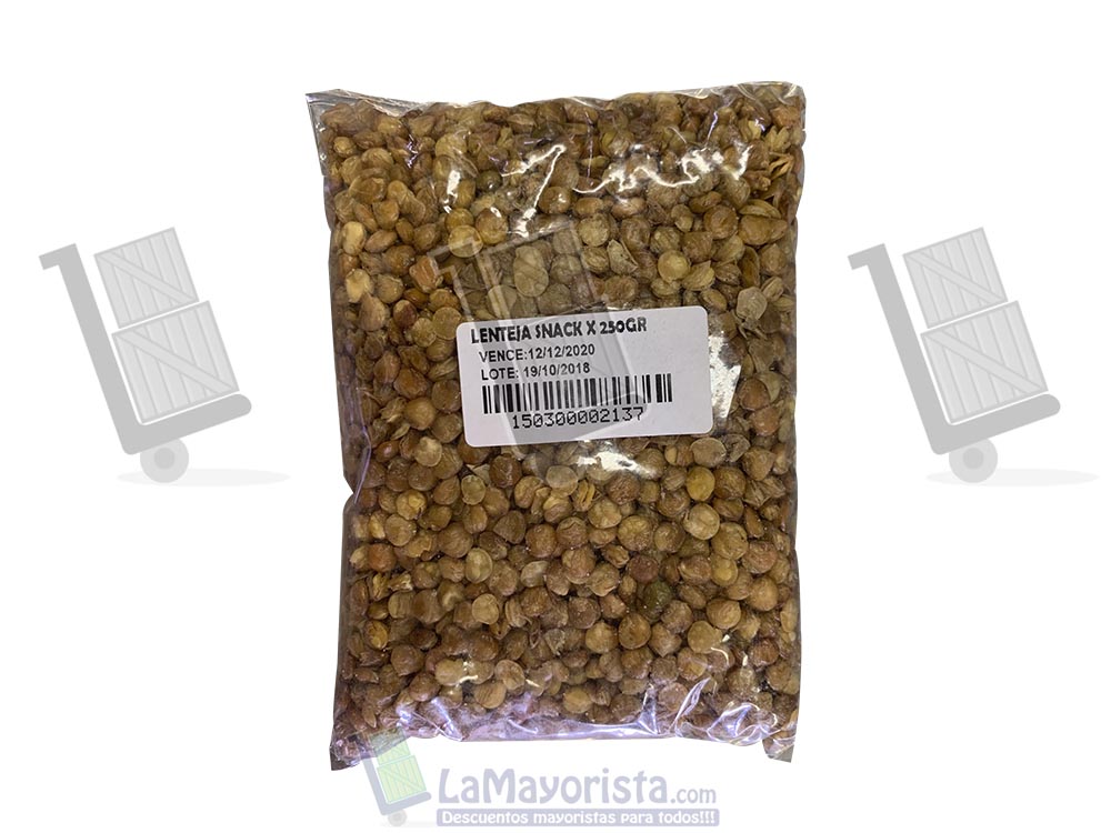 lenteja de snack 250gr