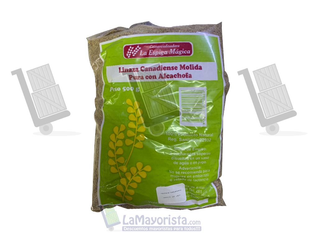 linaza canadiense molida con alcachofa 500gr