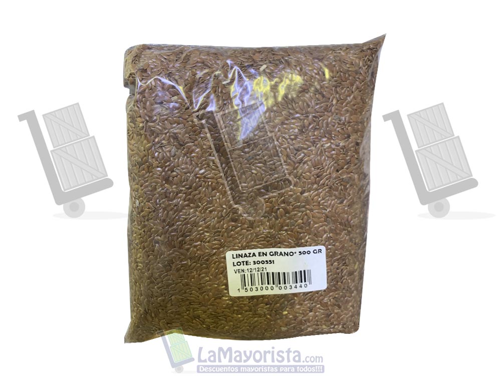linaza en grano 500gr