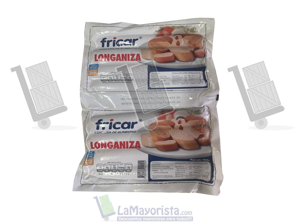 longaniza fricar 2500gr