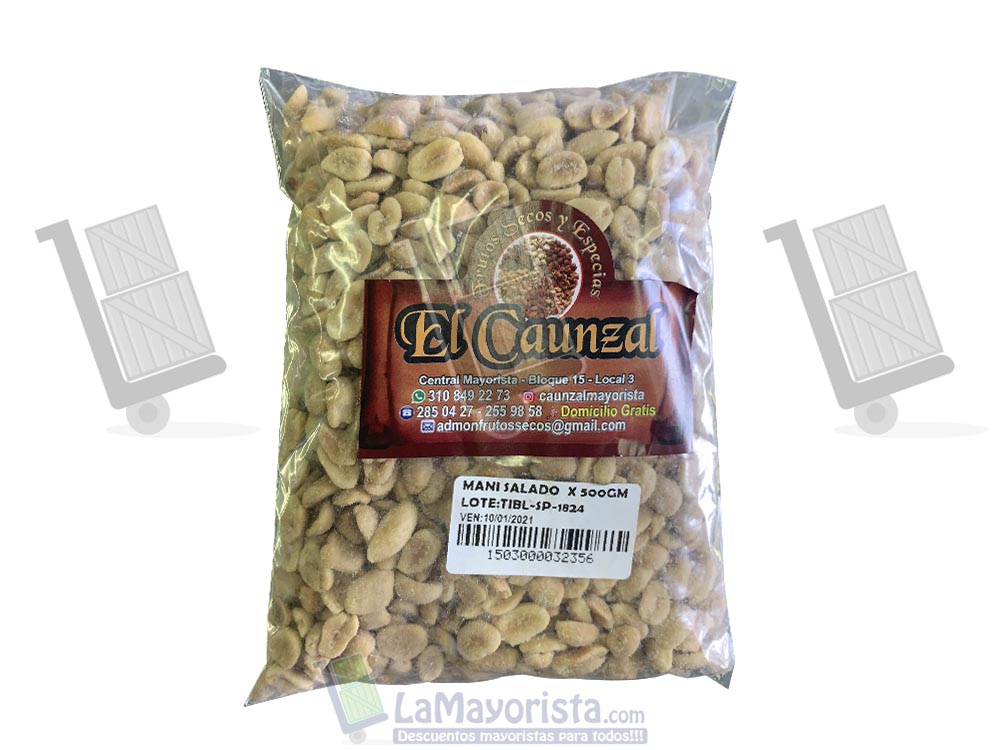mani salado 500gr