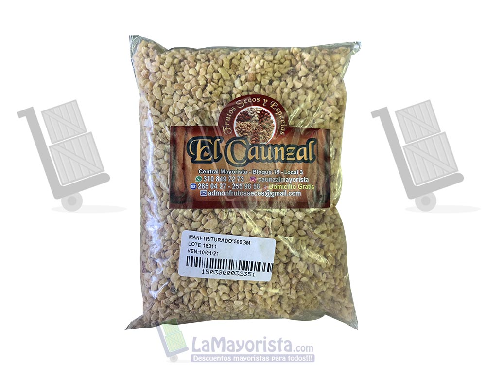 mani triturado 500gr