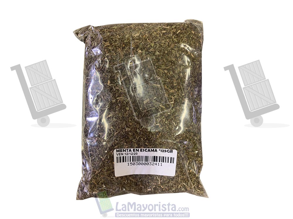menta en escama 125gr