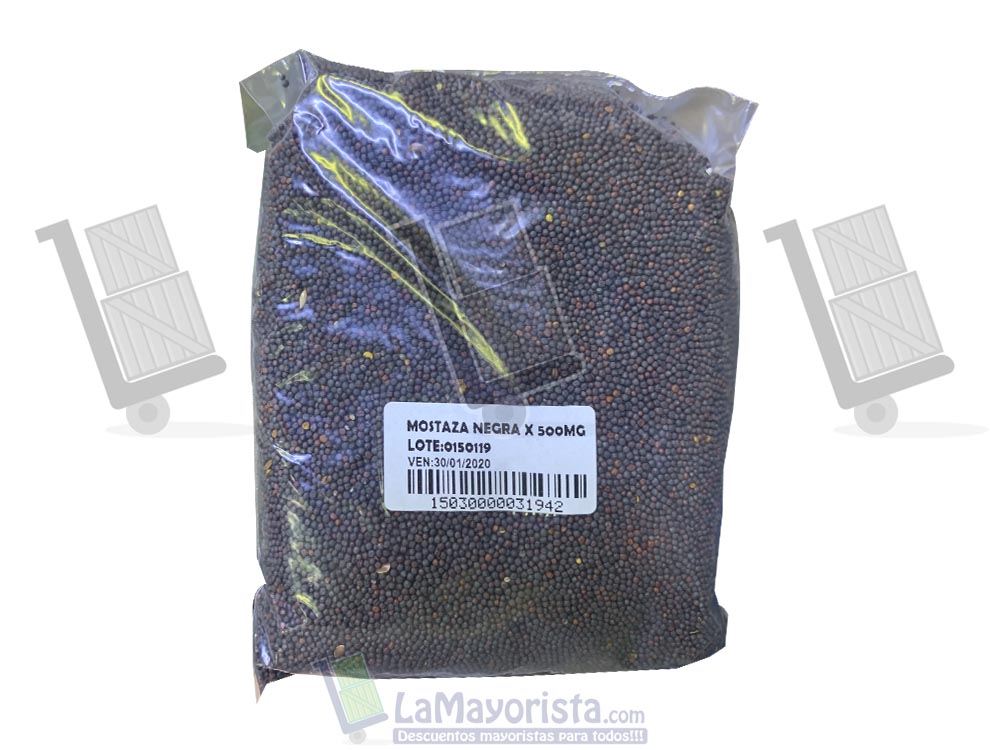 mostaza negra 500gr