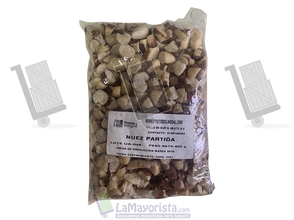 nuez partida fdn 500gr