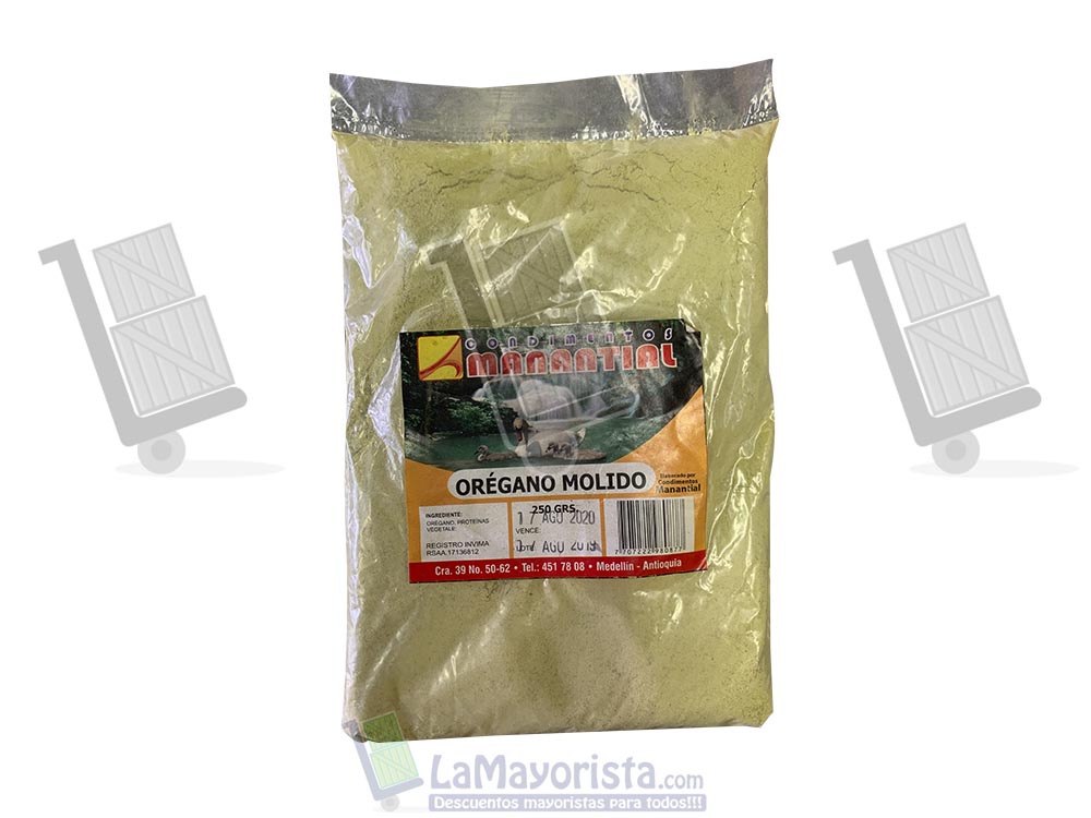 oregano molido manantial 500gr