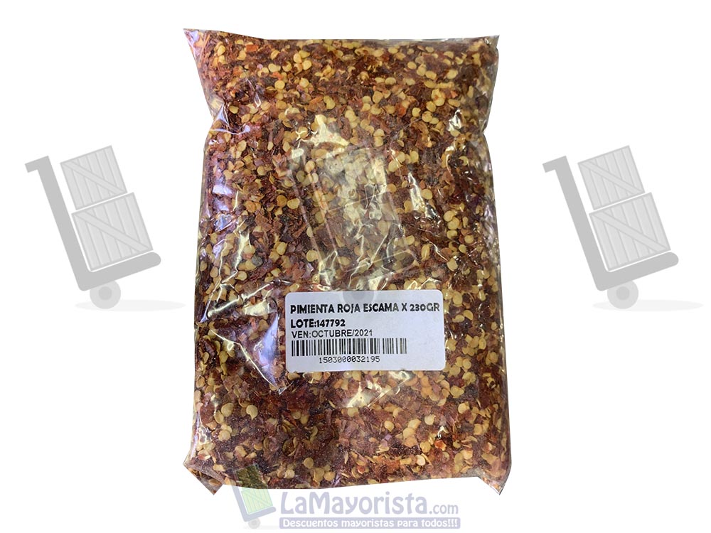 pimienta roja en escama 230gr