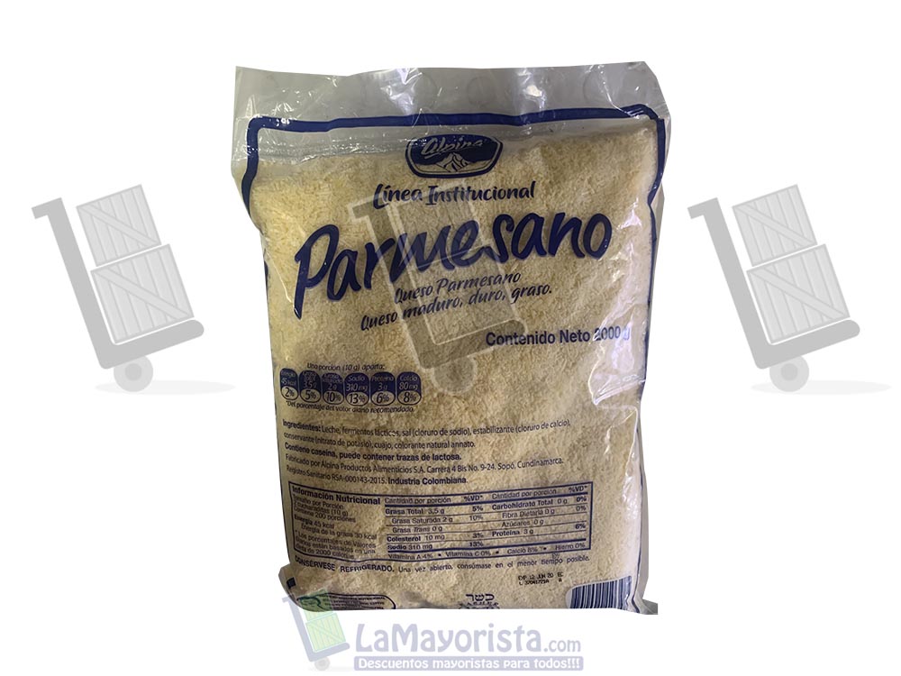 queso parmesano alpina 2Kg