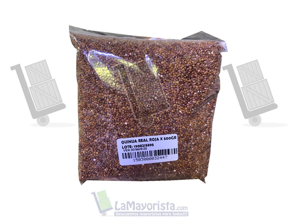 quinua real roja 500gr