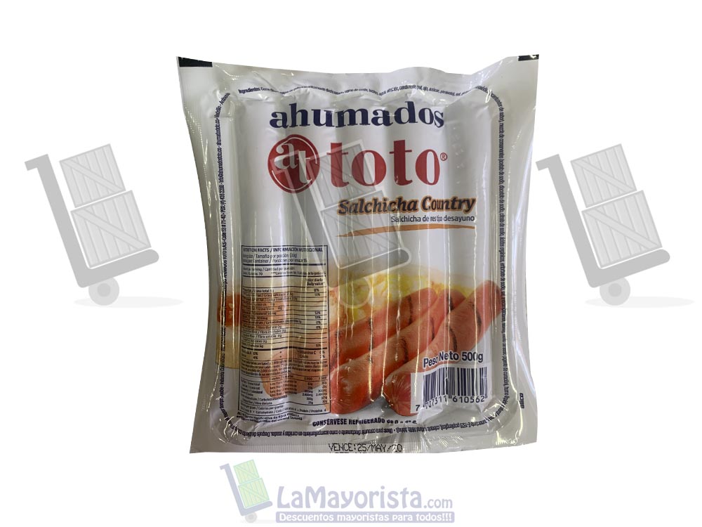 Salchicha Country Toto 500Gr
