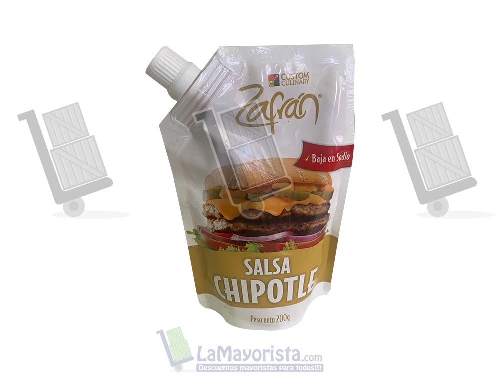 salsa chipotle zafran 200gr
