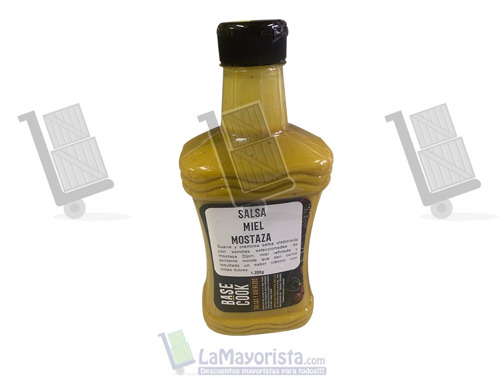 salsa miel mostaza base cook 1200gr