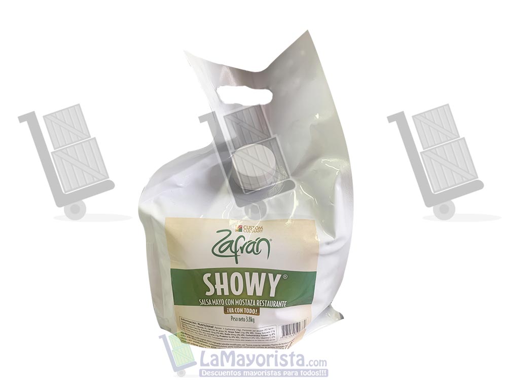 showy restaurante bolsa 3.8kg