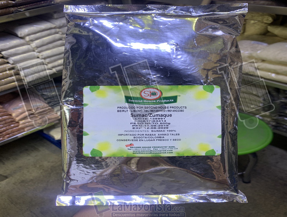 sumac zumaque (finas hierbas de turquia) 500gr