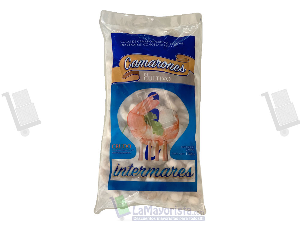 CAMARON CRUDO 71/90 PAQ X 2 KILOS 30%