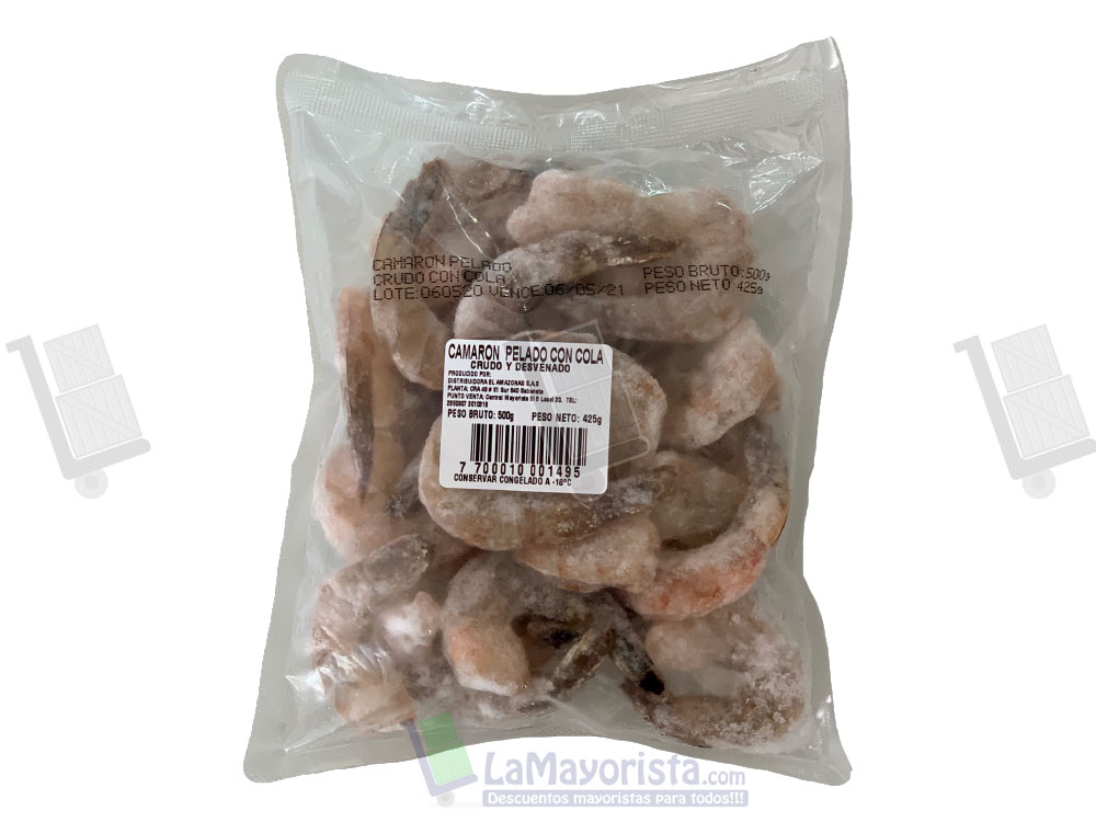 CAMARON CULTIVO PELADO X 500 g