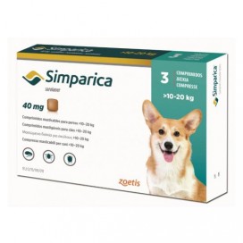 Simparica 10 - 20 Kg 40 Mg x 3...