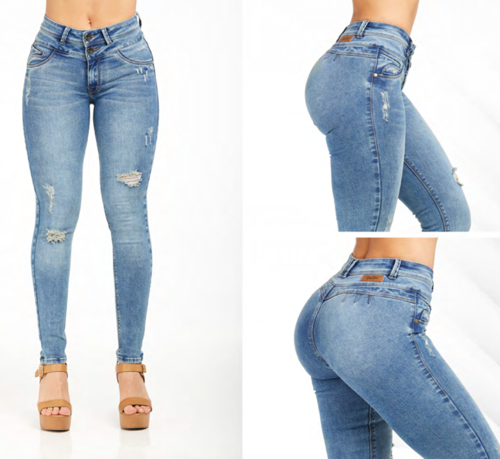 Jean Blow Armadillo Claro sin bolsillos Talla 6-8-10-12