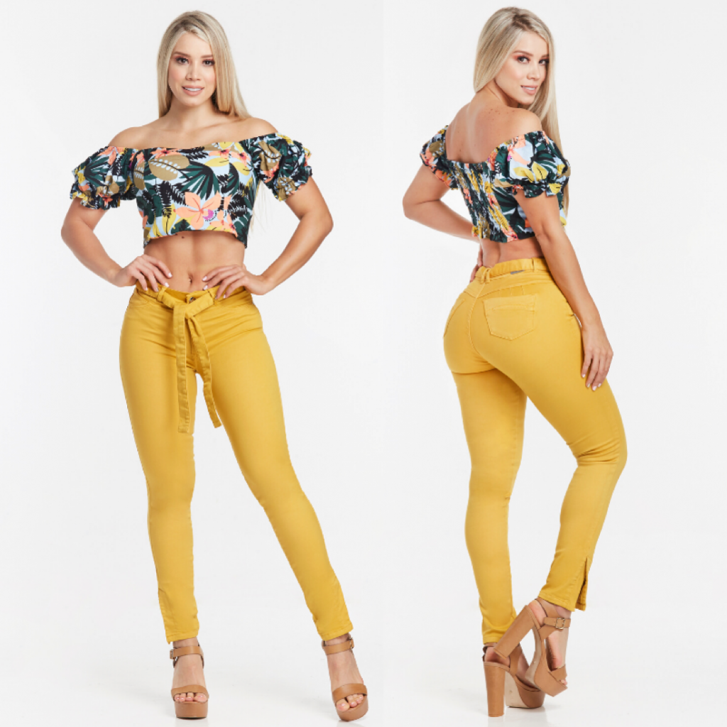 Pantalon Blow Bruni Ocre Talla 8