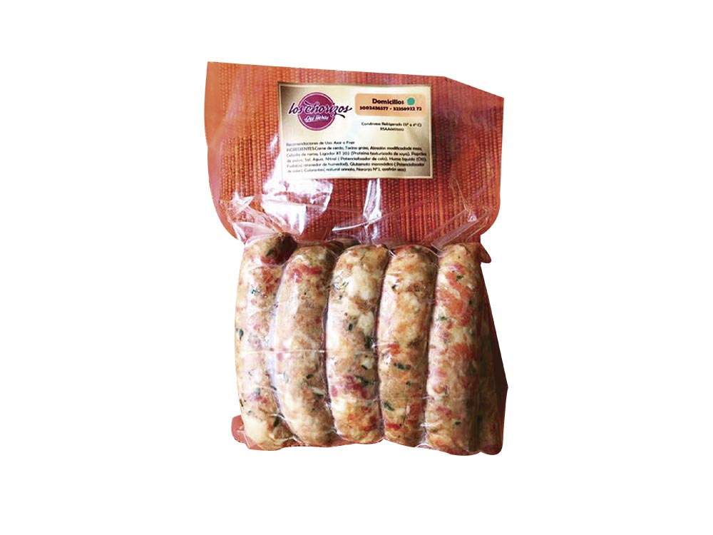 chorizo 100% de pierna de cerdo coctel PICANTE x 10U