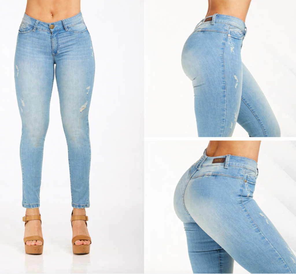 Jean Blow Colibri Claro sin bolsillos Talla 6-8-10-12