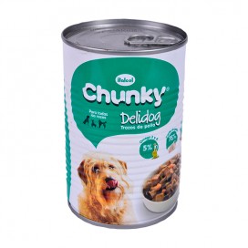 Delidog Trozos de Pollo 395 Gr