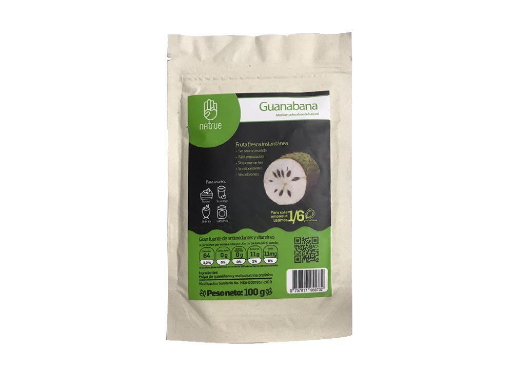 Guanabana en polvo 100% natural x 100 gr