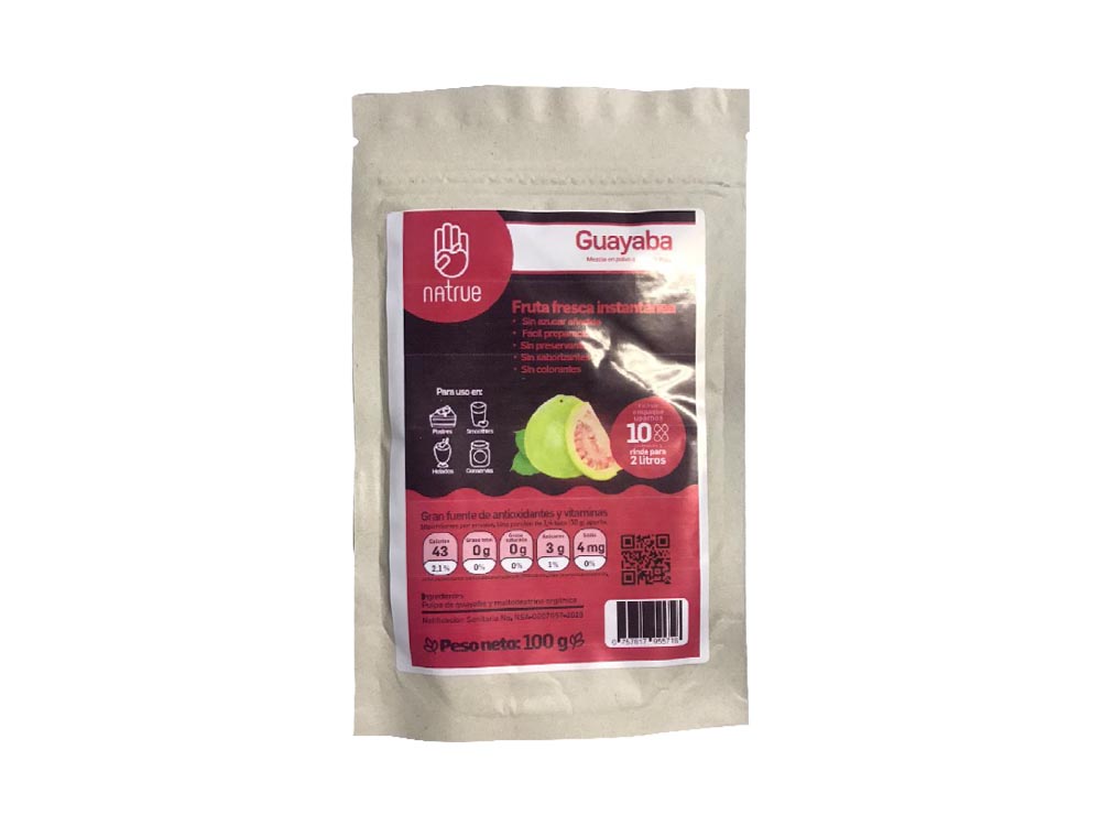 Guayaba en polvo 100% Natural x 100 gr
