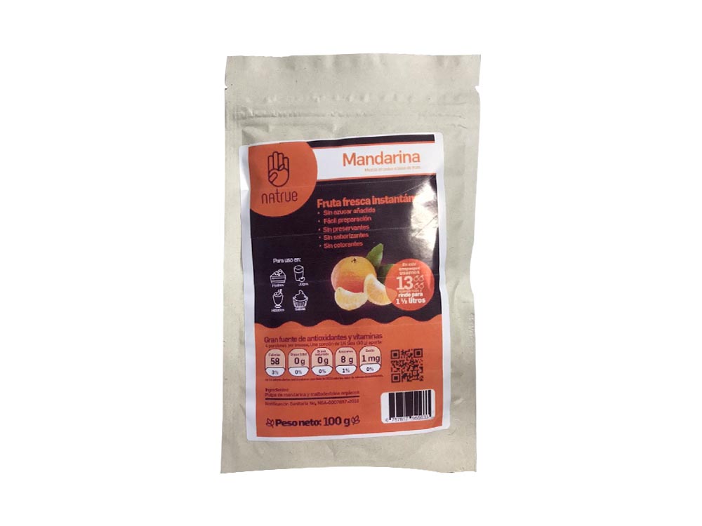 Mandarina en polvo Natrue x 100 gr